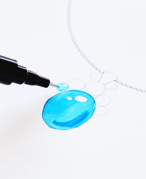 Draw some Precious Stones